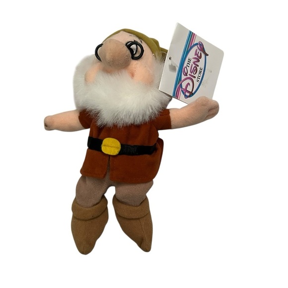 Disney Other - Vintage Disney Plush Dwarf with Brown Outfit